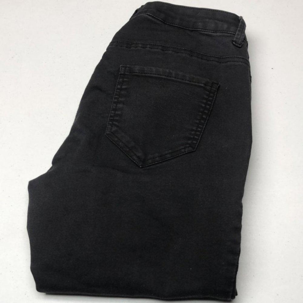 BLACK TACTICAL LOOK SKINNY JEANS 8/29x28 ⭐
